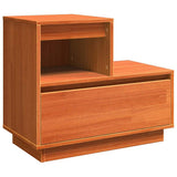 Bedside Cabinet 2 pcs Wax Brown 60 x 34 x 51 cm Engineered Wood 869895