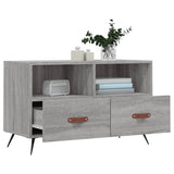 ZNTS TV Cabinet Grey Sonoma 80x36x50 cm Engineered Wood 828946