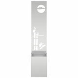 Garden Privacy Screen Silver 32 x 150 cm Galvanised steel 876404