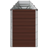 Raised Garden Bed Brown 320 x 40 x 55 cm cold-rolled steel 8006267