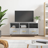 TV Cabinet Concrete Grey 102x36x50 cm Engineered Wood 829016
