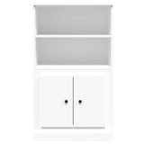 Highboard White 60x35.5x103.5 cm Engineered Wood 816312
