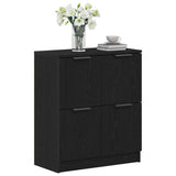 Sideboard Black Oak 60 x 30 x 70 cm Engineered Wood 862739