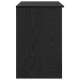 Desk with Drawer Black Oak 90 x 49 x 75 cm Engineered Wood 869267