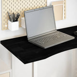 Desk Top Dark Brown 100x60x2.5 cm Solid Wood Oak Rectangular 4009033
