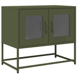 TV Cabinet Olive Green 68x39x60.5 cm Cold-rolled Steel 853336