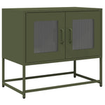 ZNTS TV Cabinet Olive Green 68x39x60.5 cm Cold-rolled Steel 853336