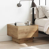 Coffee Table Artisan Oak 40 x 40 x 30 cm Engineered wood 3394555