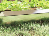 Snail Fence 4 pcs Silver 50 x 3.5 x 25 cm Stainless Steel 874850