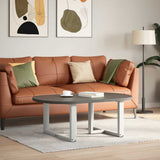 Coffee Table Legs T-Shaped 2 pcs White 60x25x cm Steel 4013033