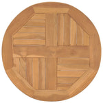 Bistro Table Ø60x75.5 cm Solid Teak Wood 315463