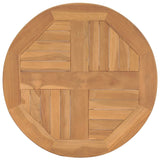 Bistro Table Ø60x75.5 cm Solid Teak Wood 315463
