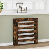 ZNTS Radiator Cover Smoked Oak 78x20x82 cm Engineered Wood 852685