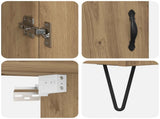 Highboard Artisan Oak 69.5 x 34 x 180 cm Engineered Wood 3415914