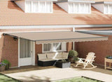 Awning Frame Beige 450 x 300 cm Polyester with PU coating 3330981