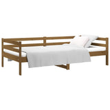 Day Bed without Mattress Honey Brown 90x190cm Solid Wood Pine 814637
