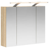 Bathroom Mirror Cabinet Sonoma Oak 60 x 14.5 x 50 cm 889081