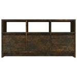 TV Cabinet Smoked Oak 102x37.5x52.5 cm Engineered Wood 813023