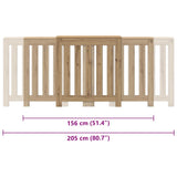 Radiator Cover Artisian Oak 205x21.5x83.5 cm Engineered Wood 852770