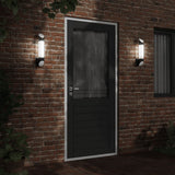 Outdoor Wall Lights 2pcs Black Stainless Steel 4006295