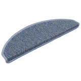 Stair Mats Self-adhesive Sisal-Look 30 pcs 65x21x4 cm Blue 3365874