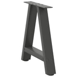 Coffee Table Legs A-Shaped 2 pcs Anthracite 50x cm Steel 4012834