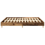 Bed Frame No Mattress Old Wood 200x200 cm Engineered Wood 3328706