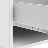 Coffee Table High Gloss White 49 x 50 x 42 cm Engineered Wood 894509