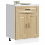 Kitchen Base Cabinet Porto Sonoma Oak Engineered Wood 853970