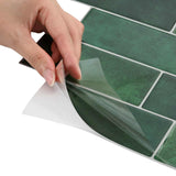 Decorative Stickers 20 pcs Dark Green 29 x 21 cm 42046142