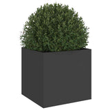 Planter Black 42x40x39 cm Steel 841547