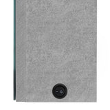 LED Bathroom Mirror Cabinet Concrete Grey 50x13x70 cm 326495