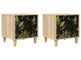 Bedside Cabinet RHENEN 2 pcs Sonoma Oak 36 x 33 x 50 cm 8007190