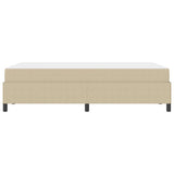 Bed Frame with Mattress Light Green Grey 120 x 200 cm Fabric 3399119