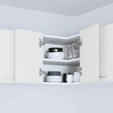 Hanging Cabinet White 57 x 57 x 40 cm Engineered Wood 884186