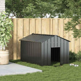 Dog House with Roof 113x153x101 cm Galvanised Steel 4100919