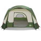 Family Tent Cabin 6-Person Green Waterproof 4009555