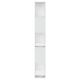 Bookcase 5-Tier White 80.5x23.5x162.5 cm Engineered Wood 852771