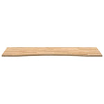 ZNTS Desk Top Untreated 140x50x2.5 cm Solid Wood Oak Rectangular 4009010