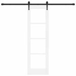 Sliding Door Manual ORKDAL White 61 x 198.5 cm Wood and metal 3332462