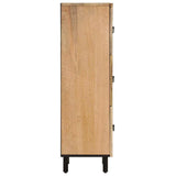 Side Cabinet 40x33x110 cm Solid Wood Mango 358241