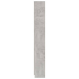 5-Tier Book Cabinet Concrete Grey 60x24x175 cm Engineered Wood 800886