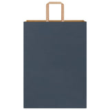 Paper Bags 250 pcs with Handles Blue 32x17x44 cm 4101930