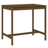 Garden Table Honey Brown 121x82.5x110 cm Solid Wood Pine 824091