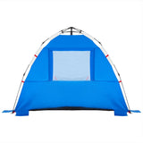 Beach Tent 3-Person Azure Blue Quick Release Waterproof 4005314