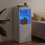 Sideboard with LED Lights White 41x37x100 cm 836686
