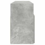 TV Cabinet with LED Lights Concrete Grey 120x30x50 cm 804305