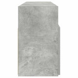 TV Cabinet with LED Lights Concrete Grey 120x30x50 cm 804305