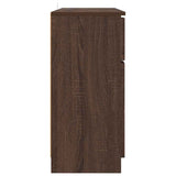 Sideboard with Drawer Brown Oak 100 x 30 x 65.6 Engineered Wood 888794