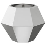 Planter 2 pcs Silver 50 x 50 x 40 cm Stainless Steel 884061